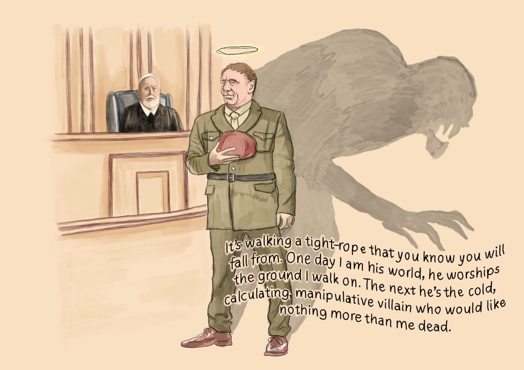 Kristina tells us in her own words about her experience of the family courts, bringing this to life in a series of illustrations.