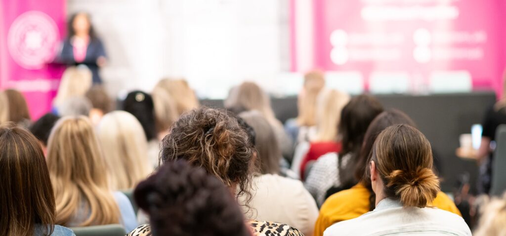 An image of a crowd of people at Women's Aid National Conference 2023
